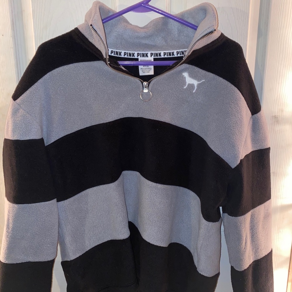 VICTORIAS SECRET PINK HALF ZIP